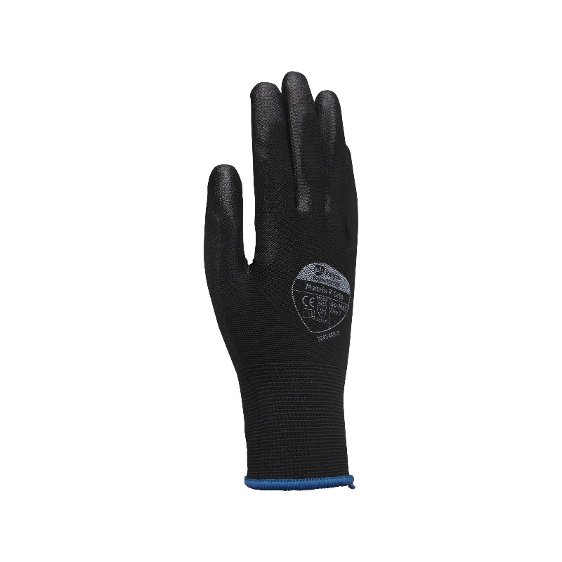 12 Pairs Polyco Matrix P Grip Black PU Coated Work Gloves Builders Size 10 XL 